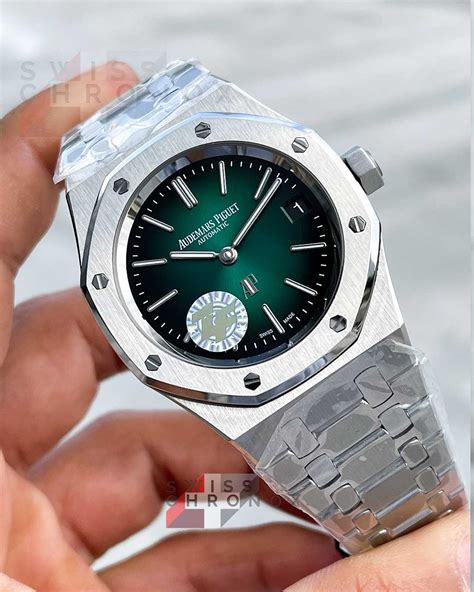 audemars piguet 15202|audemars piguet green dial.